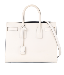 Small Sac De Jour, Leather, White, PMR378299 1015, CL/L/S/DB, 2*